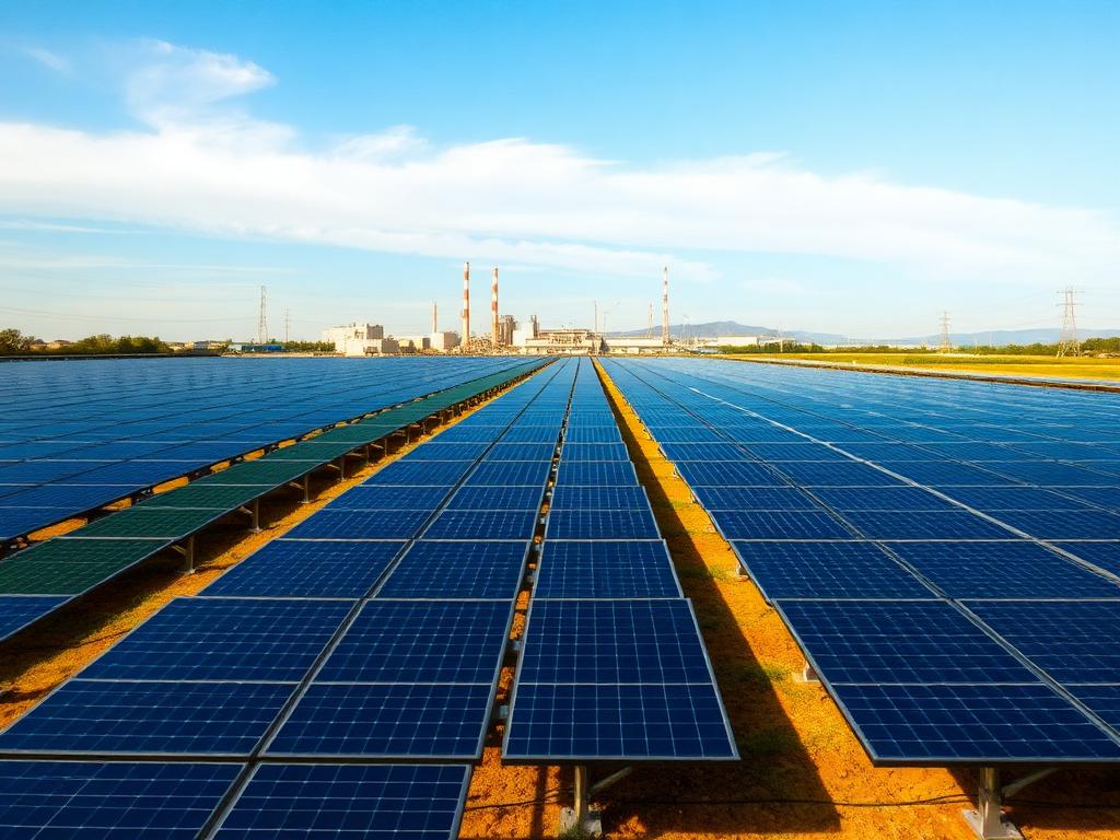 Energia solar industrial